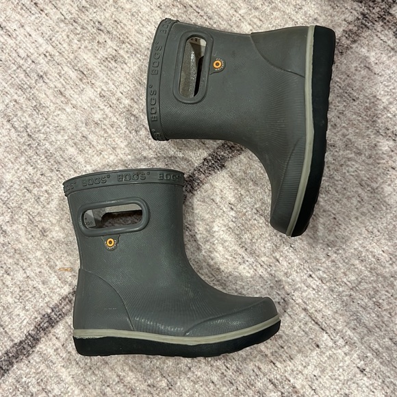 Bogs SKIPPER II SOLID gray rain boots - Picture 2 of 14